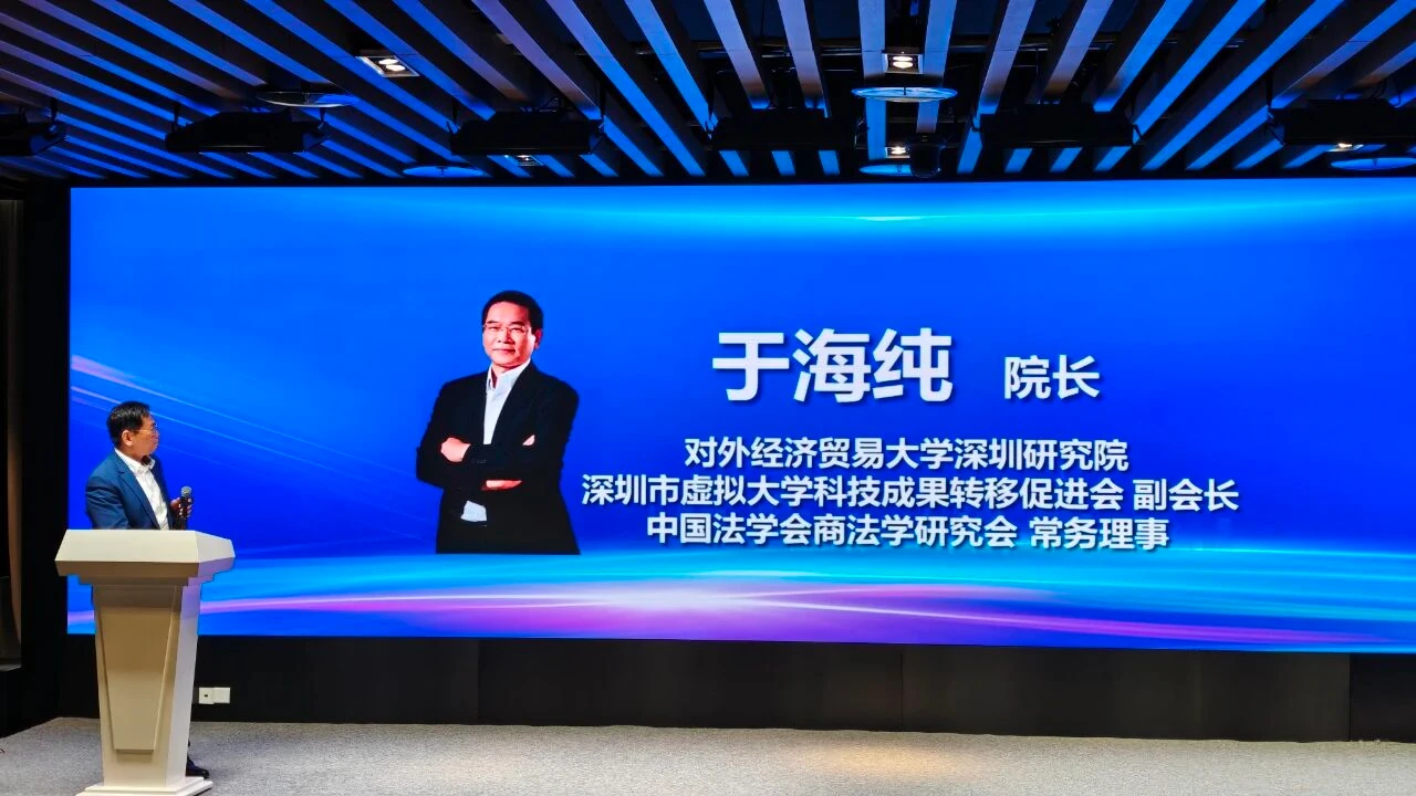 对外经济贸易大学深圳研究院院长于海纯分享企业出海合规风险及应对策略